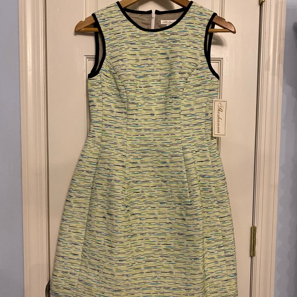 New Shoshanna Dress with Neon Pattern